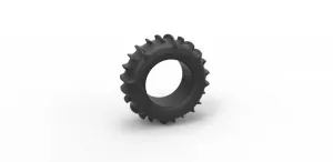 Diecast Dune buggy rear tire 3 Scale 1 to 10
