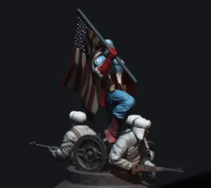 Captain America 3D Model STL File