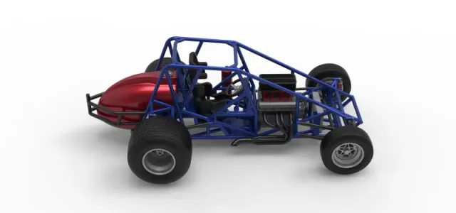 Dirt Silver Crown Car Base Scale 1:25 — Фото 23 из 30