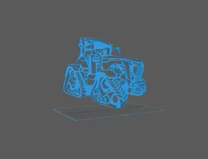 Tractor - John Deer JDR8X Wall Art
