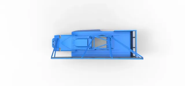 Shell of Northeast Dirt Modified stock car with side wing 1:25 — Фото 9 из 29