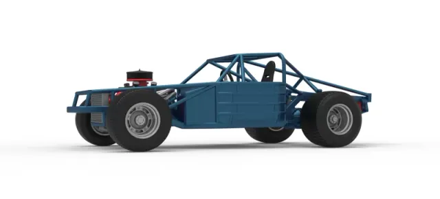 Vintage Dirt late model Race car Base Scale 1:25 — Фото 2 из 29