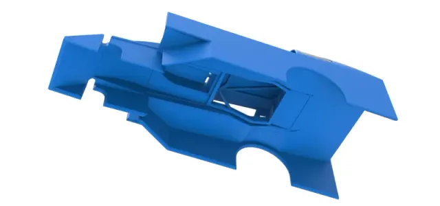 Shell of Northeast Dirt Modified stock car Version 2 Scale 1:25 — Фото 3 из 24