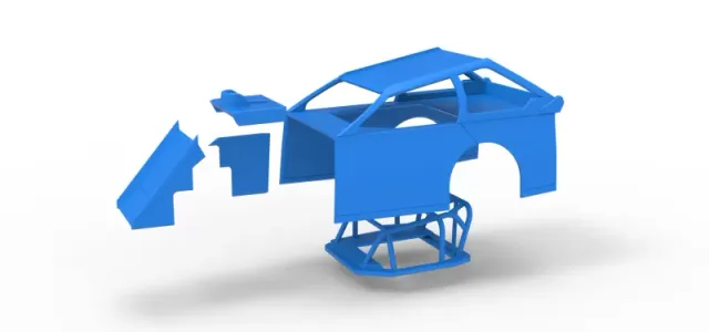Shell of Mod Lite Race car Version 2 Scale 1:25 — Фото 17 из 20