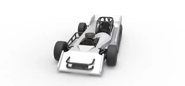 Small Block Supermodified race car Scale 1:25 — Image 5 of 31