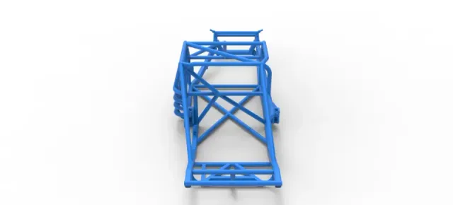Frame of Vintage Asphalt Modified stock car Version 3 Scale 1:25 — Фото 13 из 20