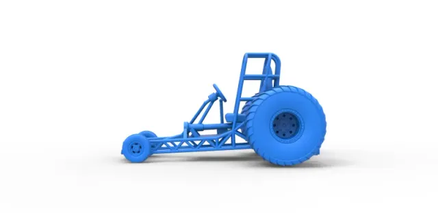 Diecast Chassis of Mini Rod pulling tractor Scale 1 to 25 — Фото 18 из 31