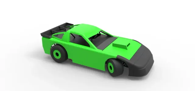 New Zealand Super Saloon race car while turning Scale 1:25 — Фото 24 из 31