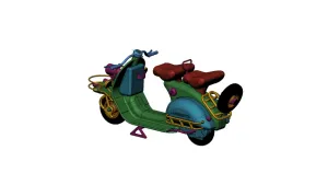 Vespa from the 50s and 60s