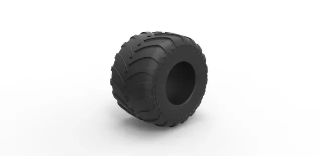 Diecast BKT Monster Jam tire Scale 1:25 — Фото 2 из 9