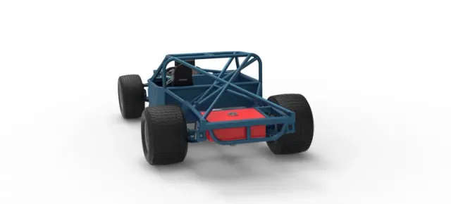 Vintage Dirt late model Race car Base Scale 1:25 — Фото 14 из 29