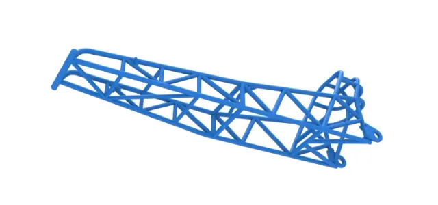 Frame of old school Front engine dragster Version 7 Scale 1:25 — Фото 2 из 13