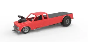 Diecast pulling truck 2wd 2 Scale 1:25