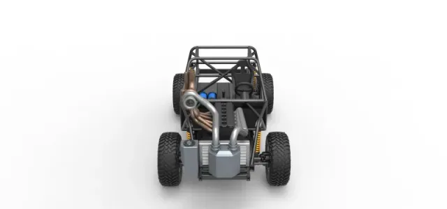 Uphill Sand Racing Dragster Base Scale 1:25 — Фото 8 из 29