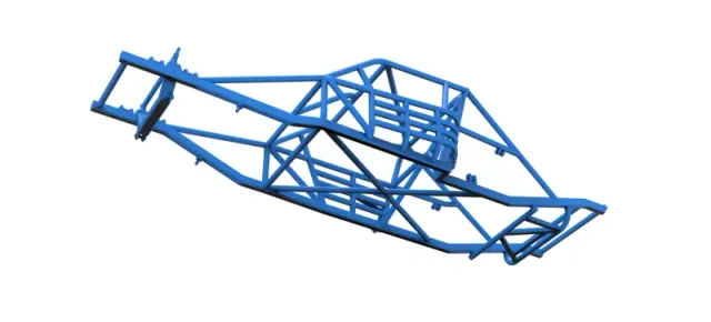 Frame of Vintage Asphalt Modified stock car Version 3 Scale 1:25 — Фото 3 из 20