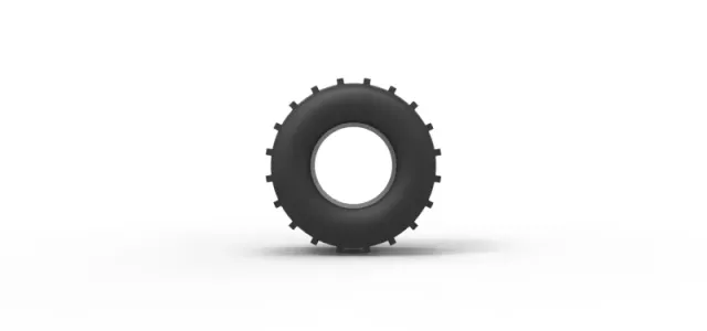 Diecast dirt dragster rear tire 9 Scale 1:25 — Фото 5 из 8