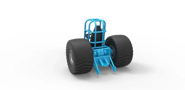 Diecast Chassis of Mini Rod pulling tractor Scale 1 to 25 — Фото 10 из 31