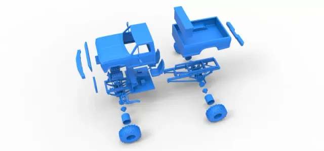 Wheel Standing Mega Truck Scale 1:25 — Image 20 of 25