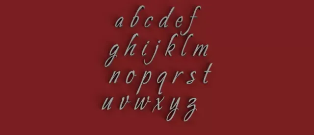 PETEMOSS lowercase 3D letters STL file — Image 5 of 6