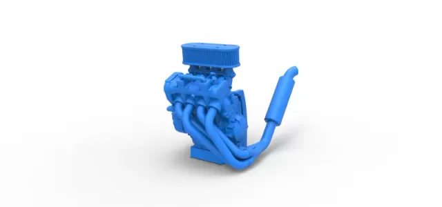Engine of 600 Micro sprint car Scale 1:25 — Image 2 of 21