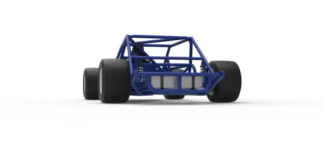 Vintage Asphalt Modified stock car Base V6 Scale 1:25 — Фото 15 из 30