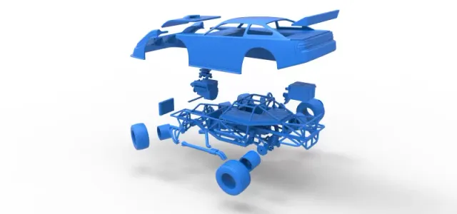 Australian Super Sedan while turning Scale 1:25 — Image 30 of 31