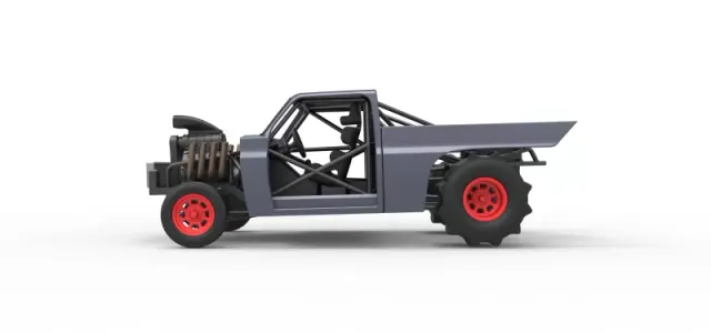 Diecast Dirt Dragster truck Scale 1:25 — Фото 7 из 31