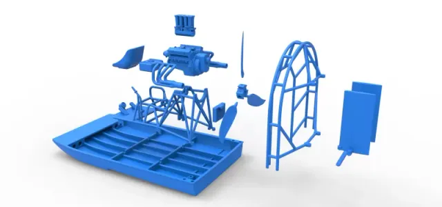 Drag racing Airboat Scale 1:25 — Image 29 of 31