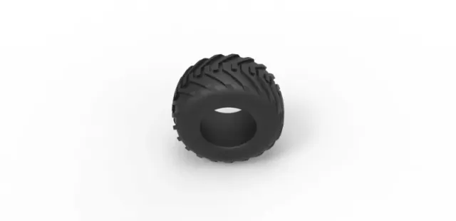 Diecast offroad tire 3 Scale 1 to 25 — Фото 6 из 8