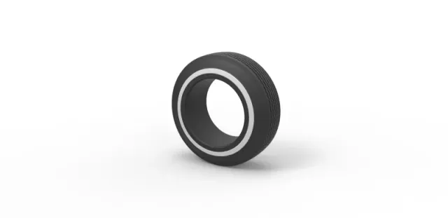 Diecast lowrider tire 3 Scale 1 to 25 — Image 7 of 15