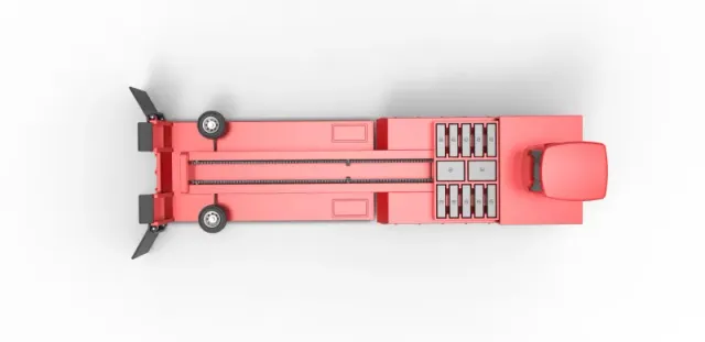 Diecast tractor pulling sled Scale 1 to 25 — Фото 8 из 31