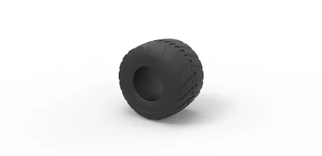 Diecast Monster Jam tire 7 Scale 1:25 — Image 7 of 8