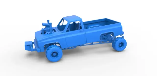 Diecast old school pulling truck 4wd Scale 1:25 — Фото 12 из 30