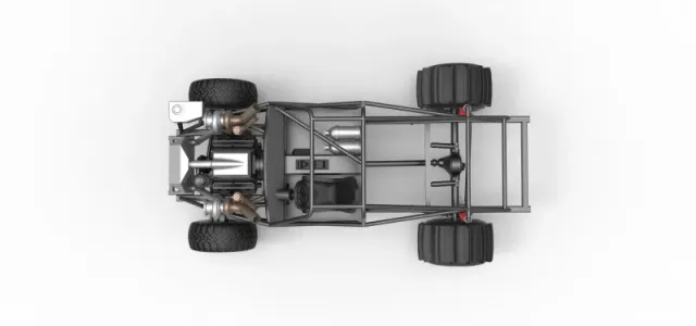 Uphill Sand Racing Dragster Base Version 3 Scale 1:25 — Фото 10 из 26