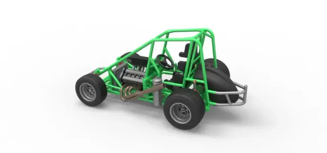 Midget car Base Scale 1:25 — Фото 12 из 30