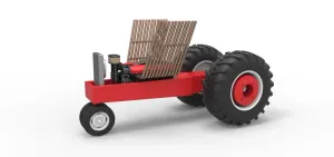 Vintage Pulling tractor Base Scale 1:25