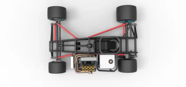 Supermodified front engine race car Base Version 2 Scale 1:25 — Фото 11 из 31