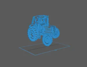 Tractor - Fiat Wall Art