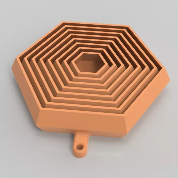 Hexagonal Key Chain Decoration — Фото 11 из 14