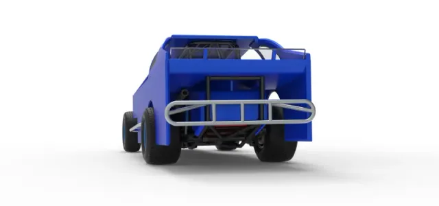 Northeast Dirt Modified stock car Version 2 Scale 1:25 — Фото 15 из 30