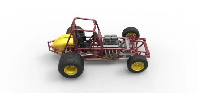 Vintage Sprint car Base Scale 1:25 — Фото 23 из 30
