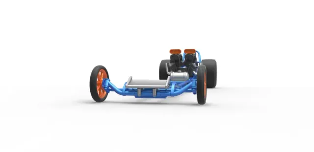 Front engine dragster with double supercharged V8 Scale 1:25 — Фото 4 из 31
