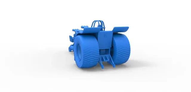 Diecast Pulling tractor with 3 engines V8 Scale 1 to 25 — Image 21 of 30