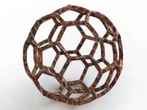 Wireframe Shape Geometric Soccer Ball