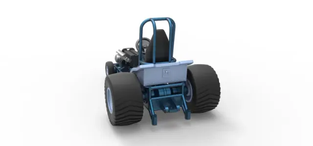 Diecast Mini Rod pulling tractor 9 Scale 1:25 — Image 10 of 31