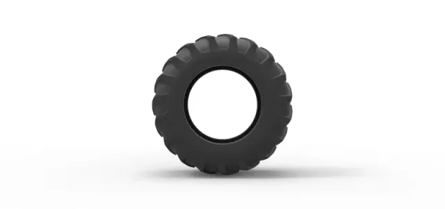 Tire of Vintage Pulling tractor Version 2 Scale 1:25 — Фото 5 из 9