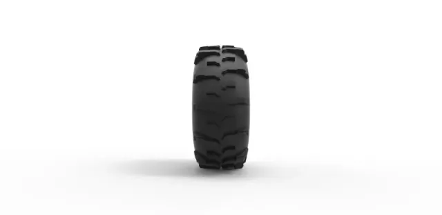 Diecast dirt dragster rear tire 2 Scale 1 to 10 — Фото 4 из 9