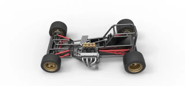 Supermodified front engine race car Base Scale 1:25 — Фото 10 из 31