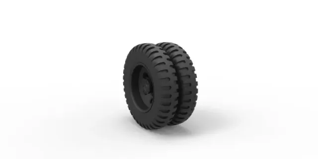 Diecast Double wheel from old truck — Фото 2 из 6