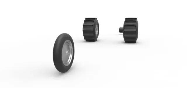 Wheel Set of Top fuel Dirt dragster trike Sale 1:25 — Фото 3 из 13